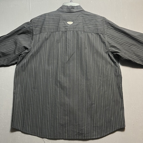 Harley Davidson men's long sleeved black button up shirt size 2XL - Picture 6 of 7